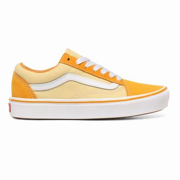 Damske Tenisky Vans Suede and Textile ComfyCush Old Skool Žlté/Zlate VA07DOBSY